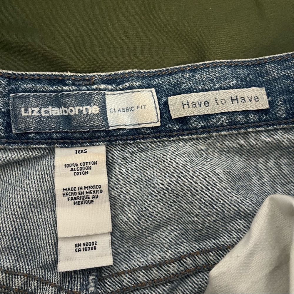 Blue Mid-High Rise Jeans - Picture 3 of 4